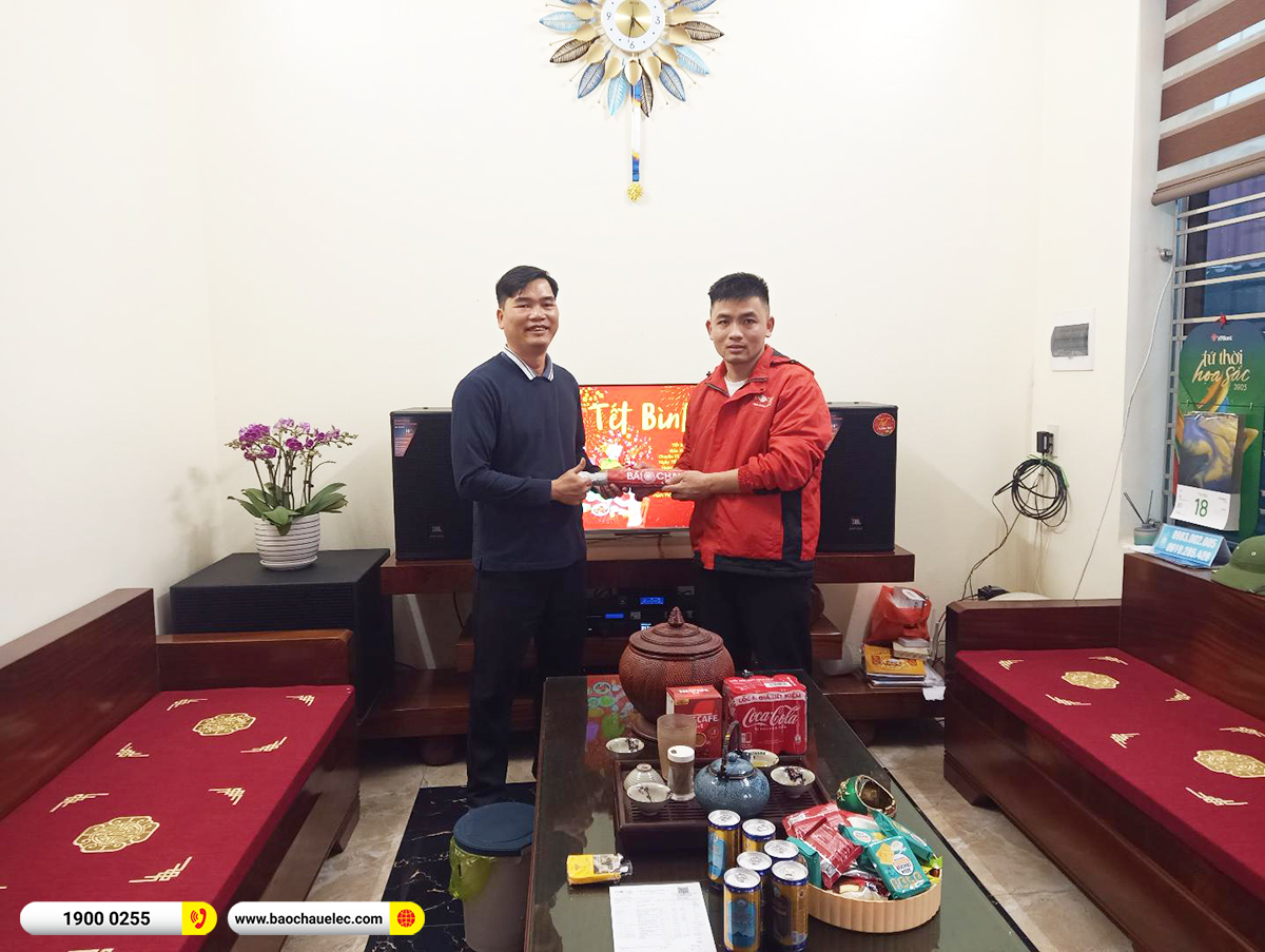 Lắp đặt d&agrave;n karaoke JBL hơn 64tr cho anh Khi&ecirc;m tại Th&aacute;i B&igrave;nh