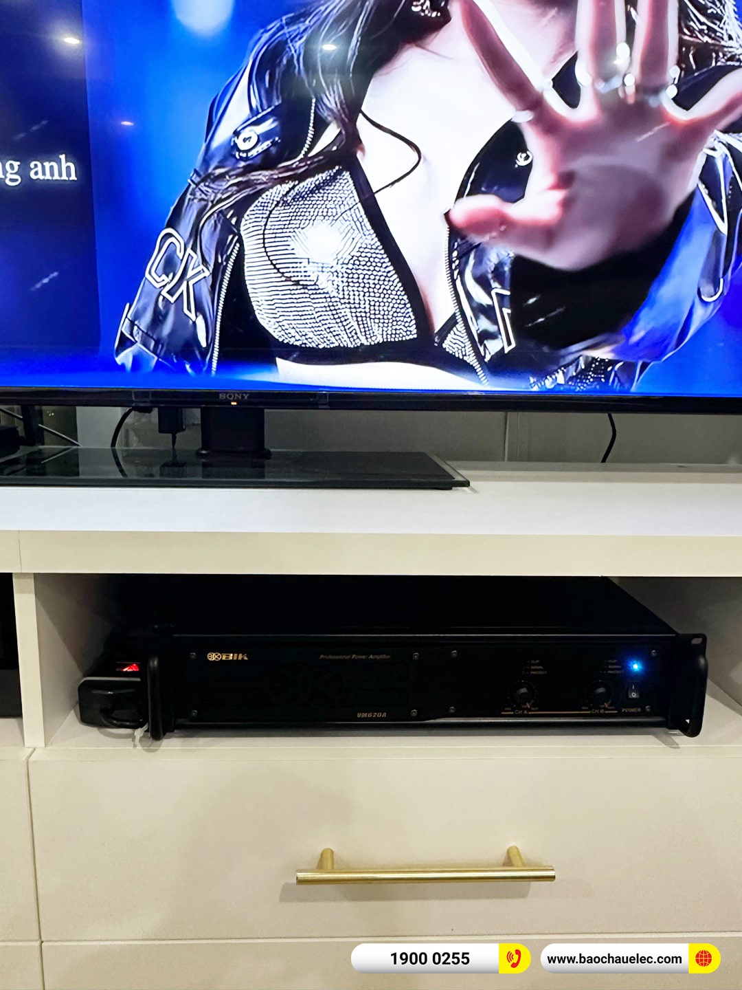 Lắp đặt d&agrave;n karaoke BIK hơn 36tr cho anh Khoa tại H&agrave; Nội 