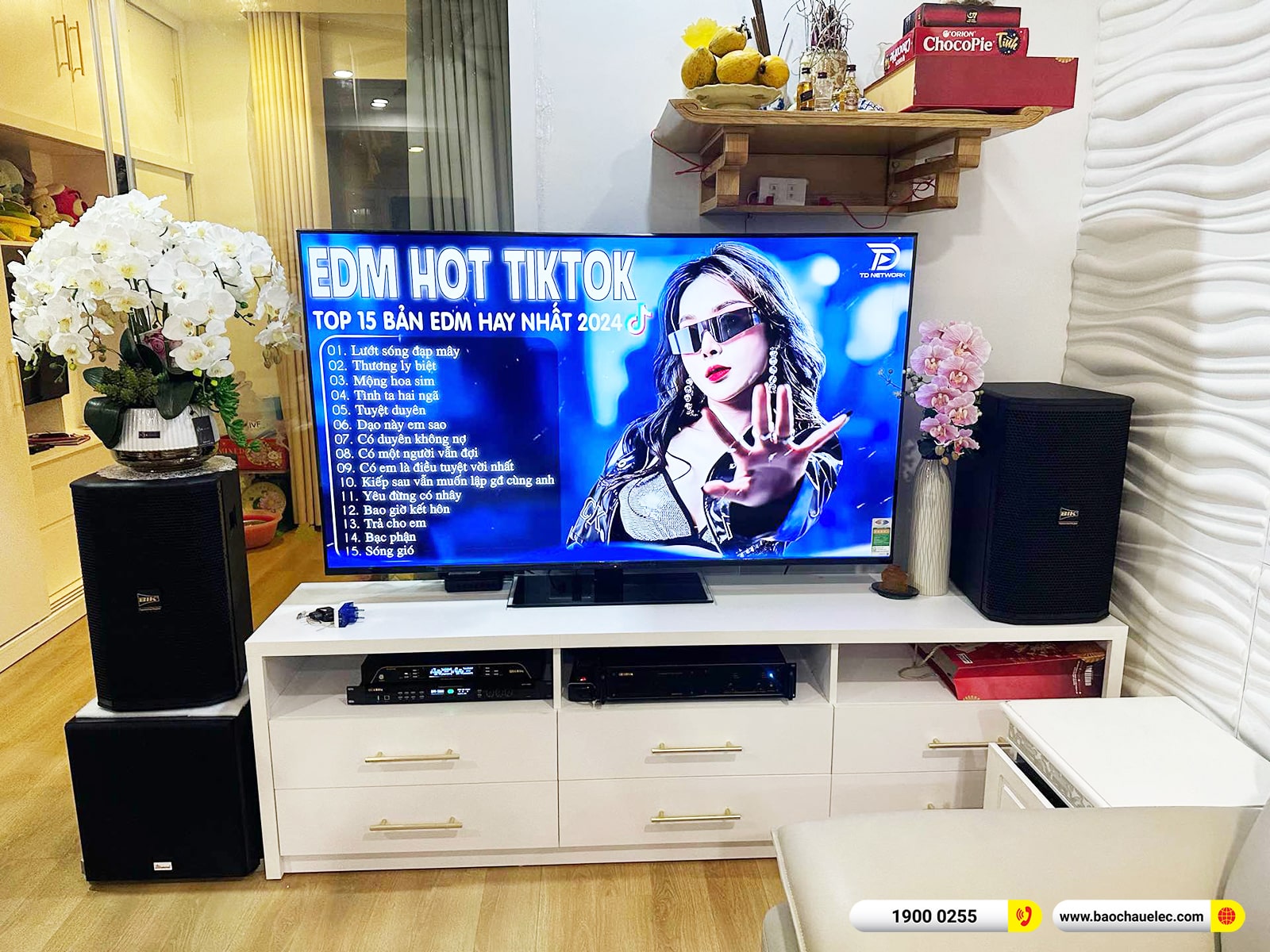 Lắp đặt d&agrave;n karaoke BIK hơn 36tr cho anh Khoa tại H&agrave; Nội 
