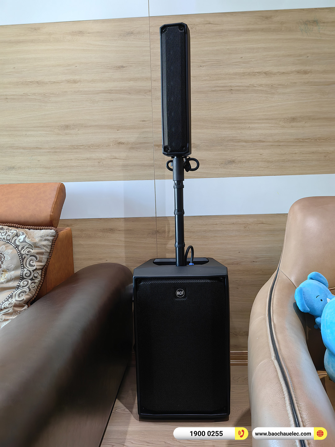 Lắp đặt d&agrave;n karaoke di động RCF hơn 94tr cho anh Khương tại H&agrave; Nội 