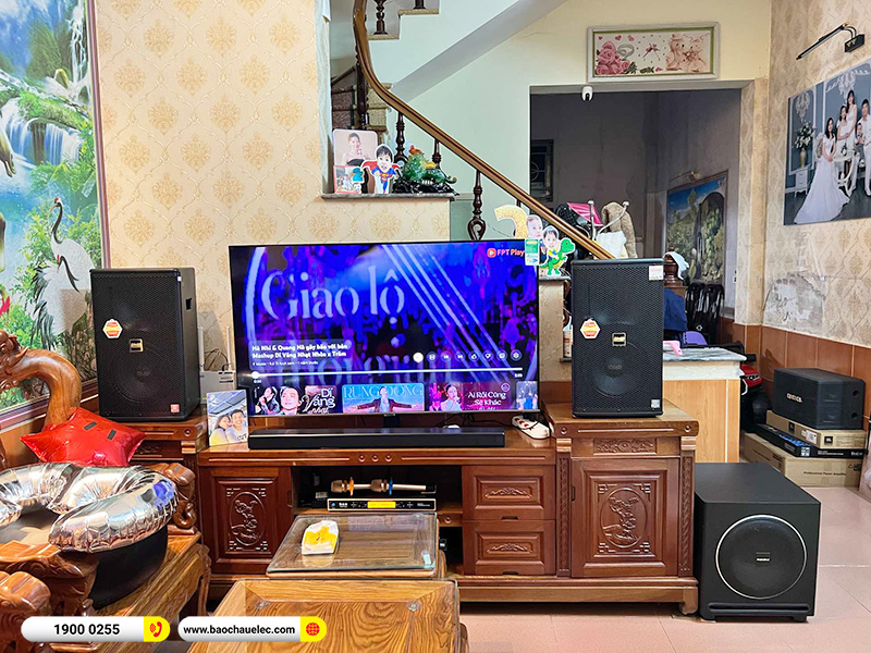 Lắp đặt d&agrave;n karaoke BMB hơn 43tr cho anh L&acirc;m tại H&agrave; Nội (BMB 1210SE, CA-J602, JBL VX8, UGX12 Gold)