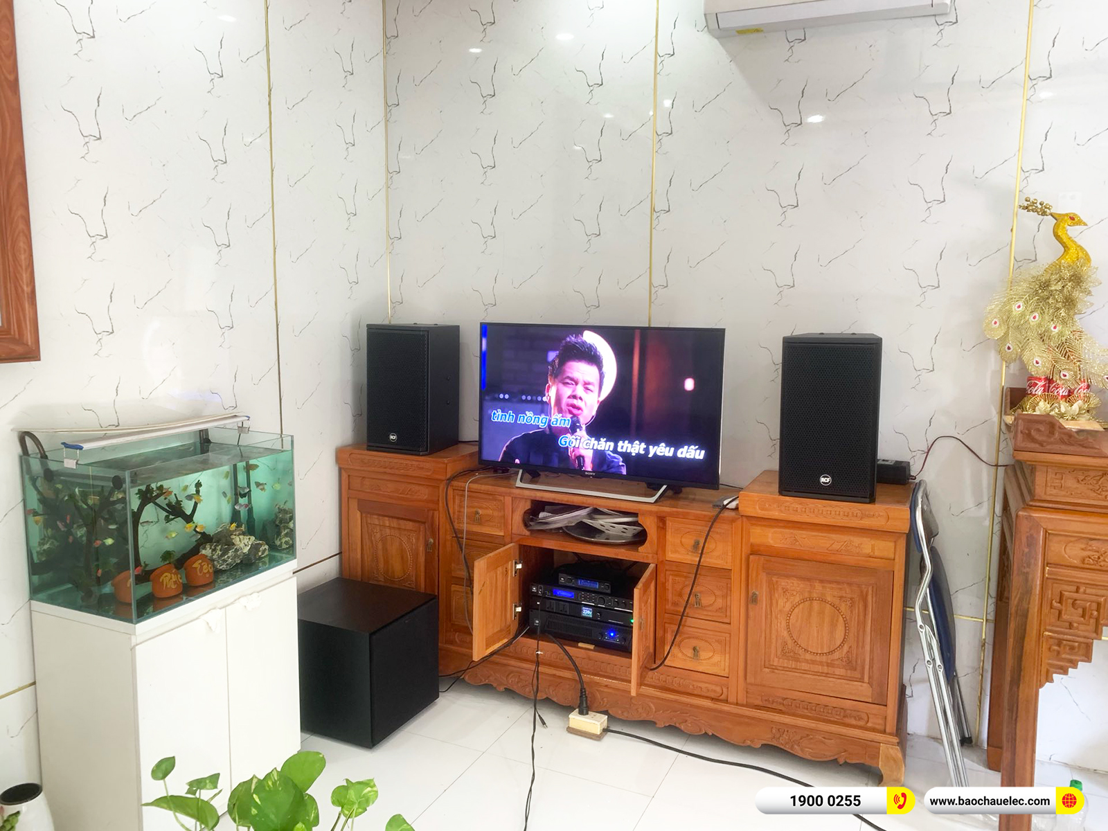 Lắp đặt d&agrave;n karaoke RCF gần 73tr cho anh L&acirc;m tại Hải Ph&ograve;ng