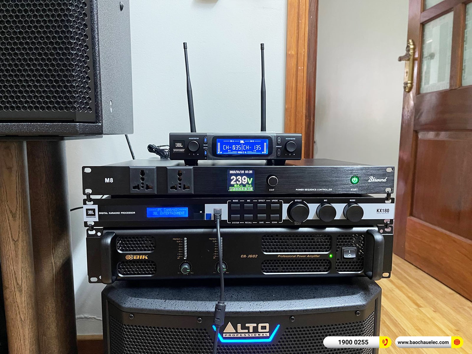 Lắp đặt d&agrave;n karaoke RCF hơn 73tr cho anh L&acirc;m tại Tuy&ecirc;n Quang
