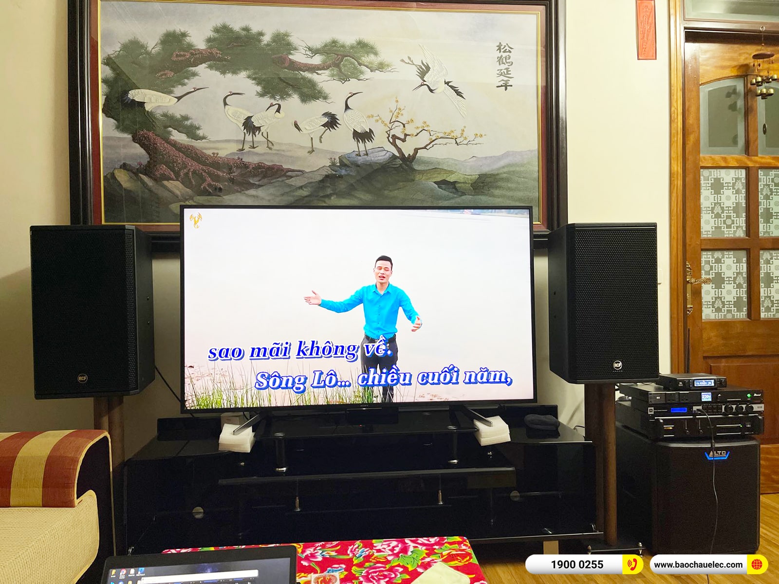 Lắp đặt d&agrave;n karaoke RCF hơn 73tr cho anh L&acirc;m tại Tuy&ecirc;n Quang