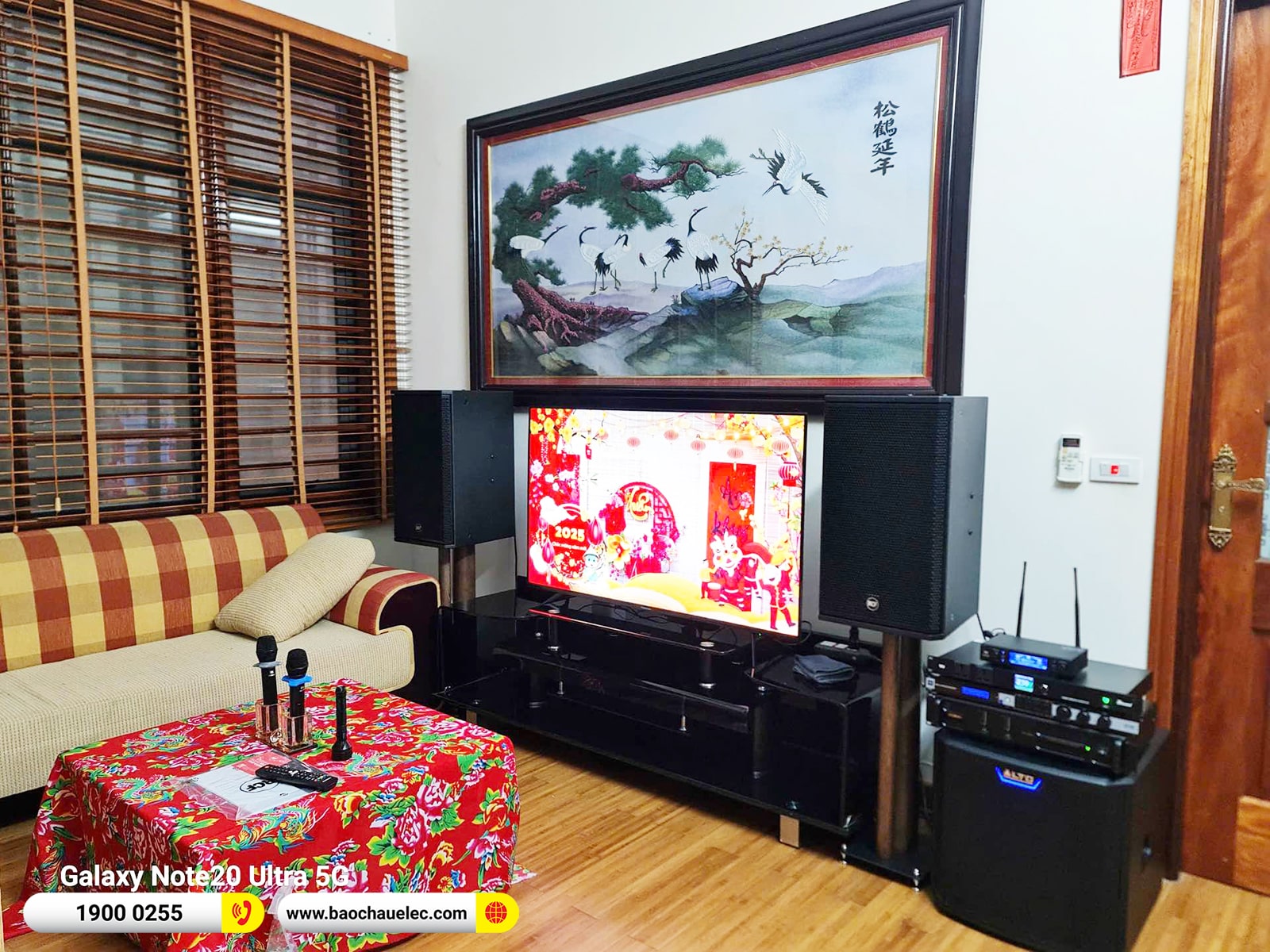 Lắp đặt d&agrave;n karaoke RCF hơn 73tr cho anh L&acirc;m tại Tuy&ecirc;n Quang