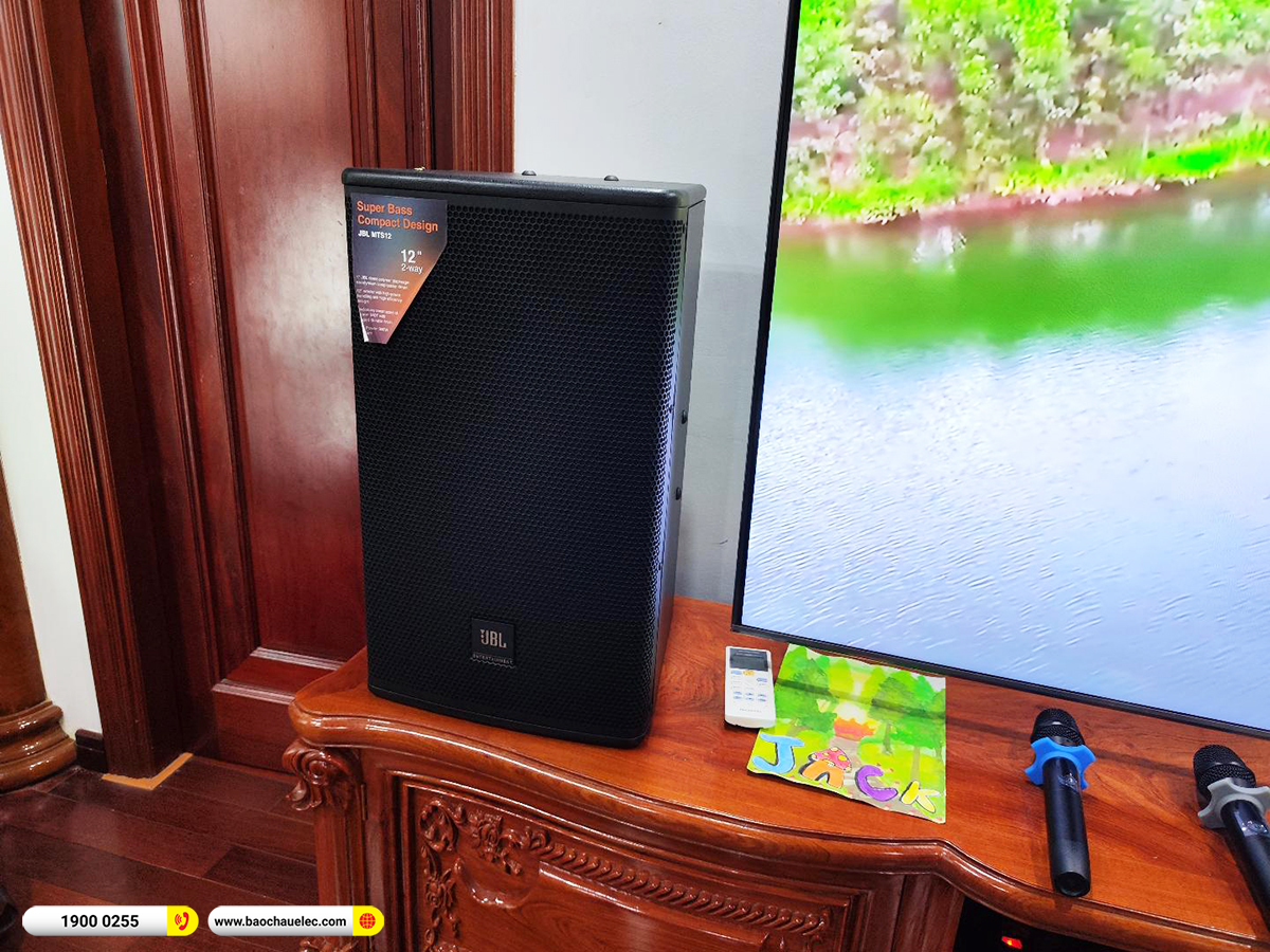 Lắp đặt d&agrave;n karaoke JBL hơn 87tr cho anh L&ecirc; tại H&agrave; Nội 
