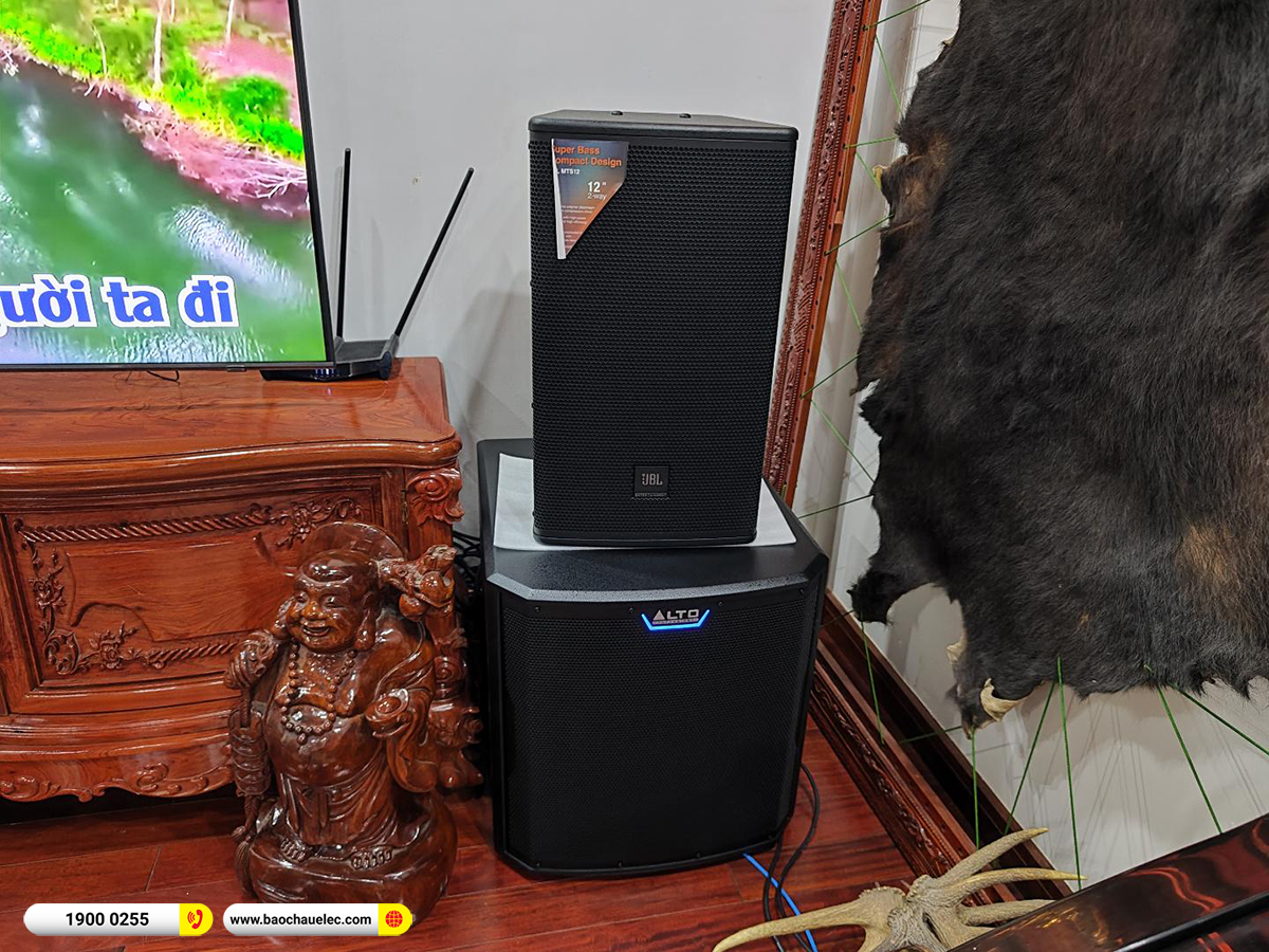 Lắp đặt d&agrave;n karaoke JBL hơn 87tr cho anh L&ecirc; tại H&agrave; Nội 