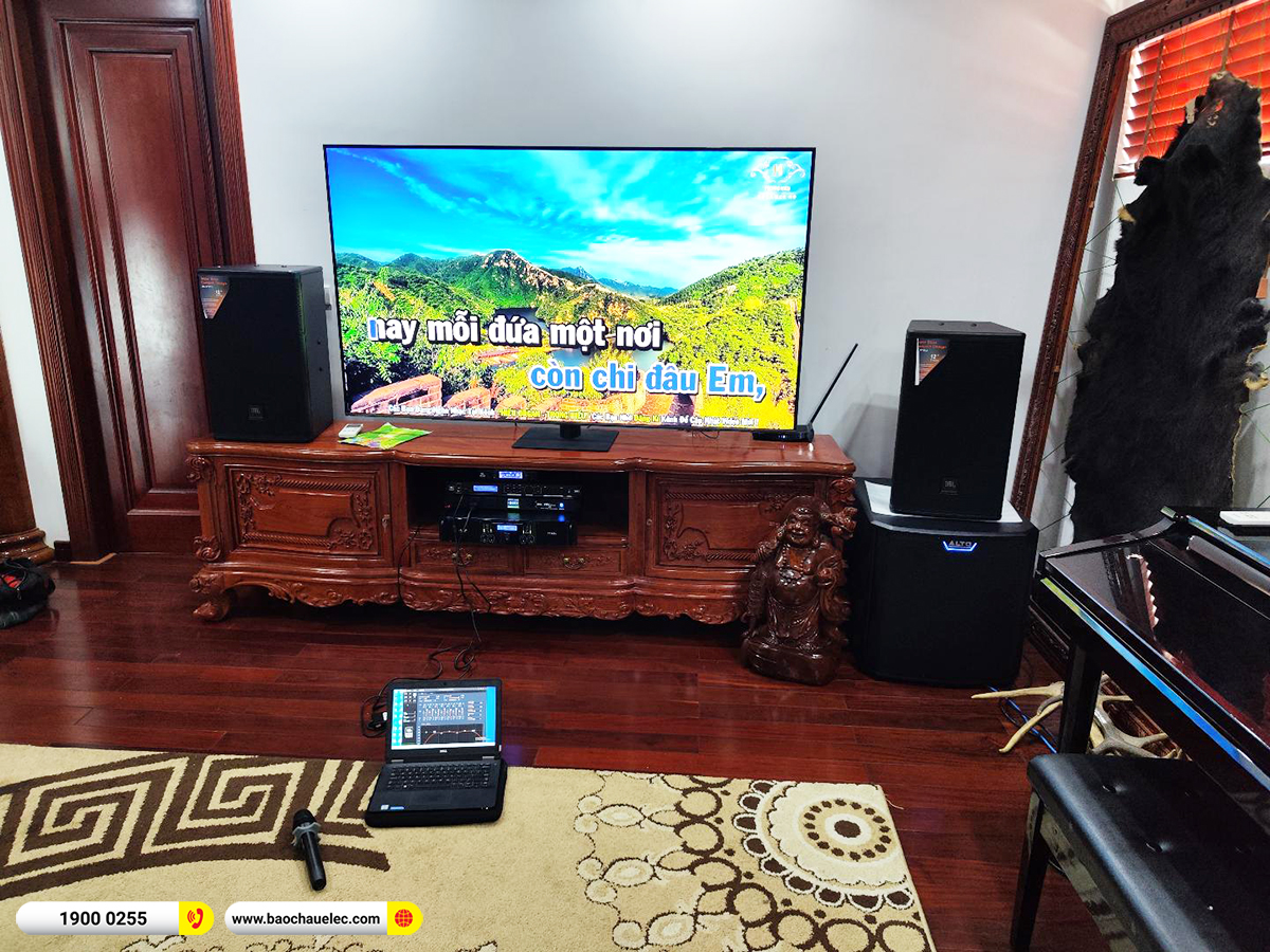 Lắp đặt d&agrave;n karaoke JBL hơn 87tr cho anh L&ecirc; tại H&agrave; Nội 
