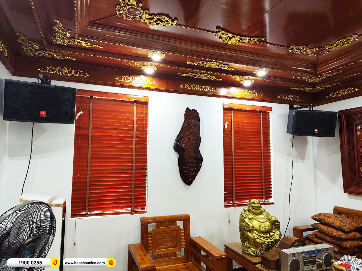 Lắp đặt d&agrave;n karaoke JBL hơn 87tr cho anh L&ecirc; tại H&agrave; Nội 