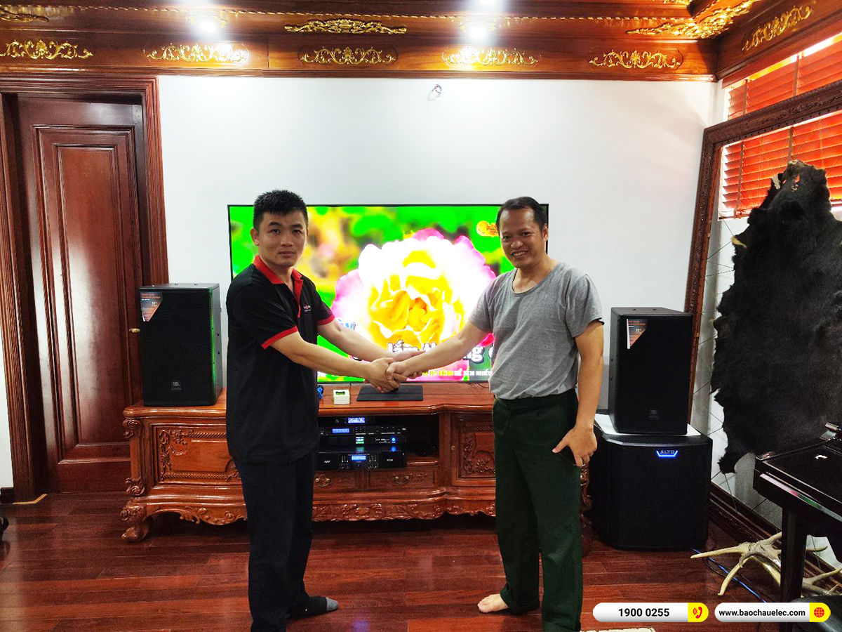 Lắp đặt d&agrave;n karaoke JBL hơn 87tr cho anh L&ecirc; tại H&agrave; Nội 