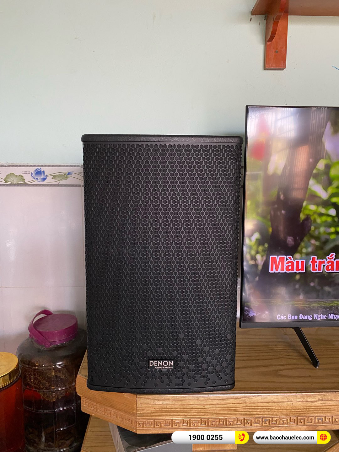 Lắp đặt d&agrave;n karaoke Denon hơn 26tr cho anh Linh tại Đồng Nai 