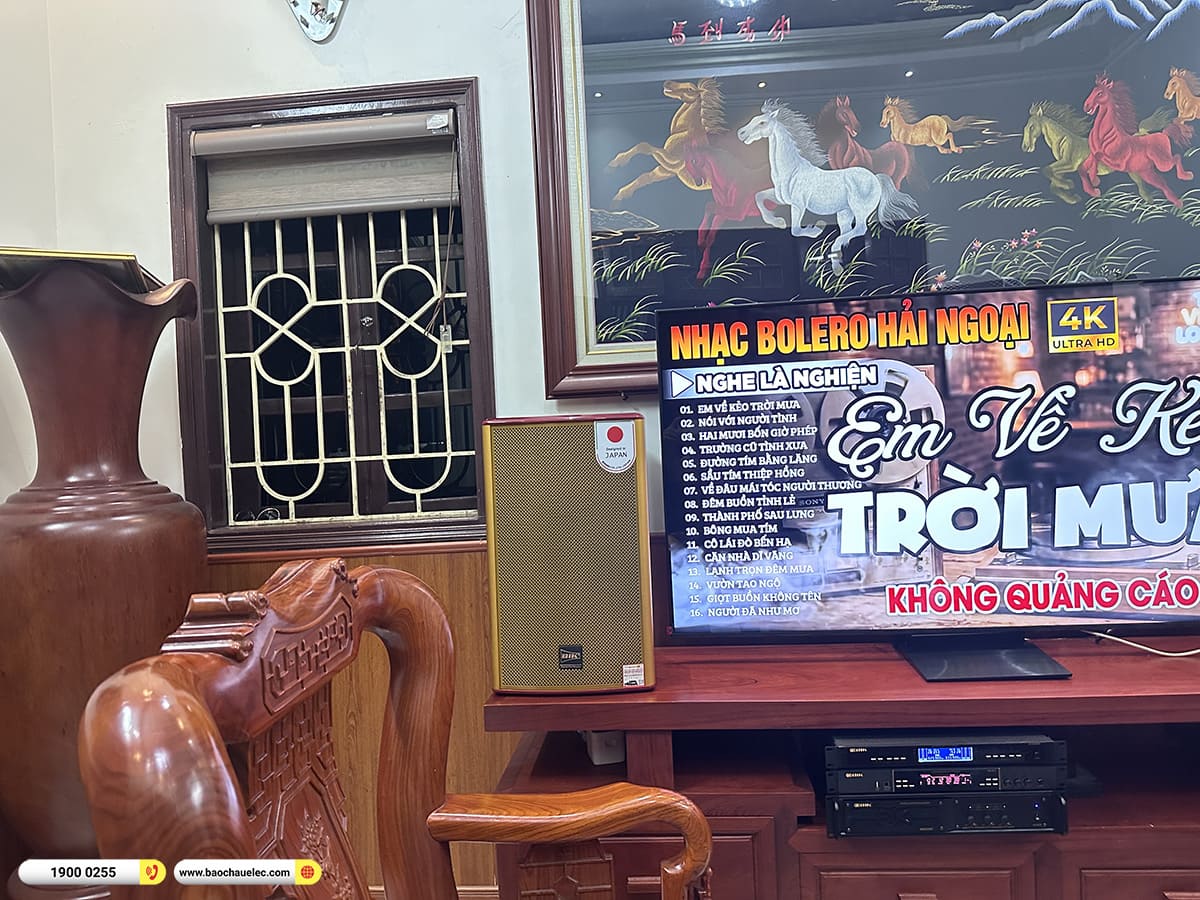 Lắp đặt d&agrave;n karaoke BIK hơn 40tr cho anh Linh tại H&agrave; Nội