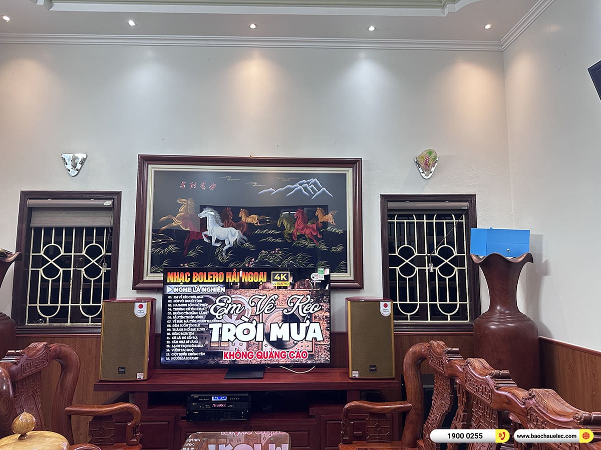 Lắp đặt d&agrave;n karaoke BIK hơn 40tr cho anh Linh tại H&agrave; Nội