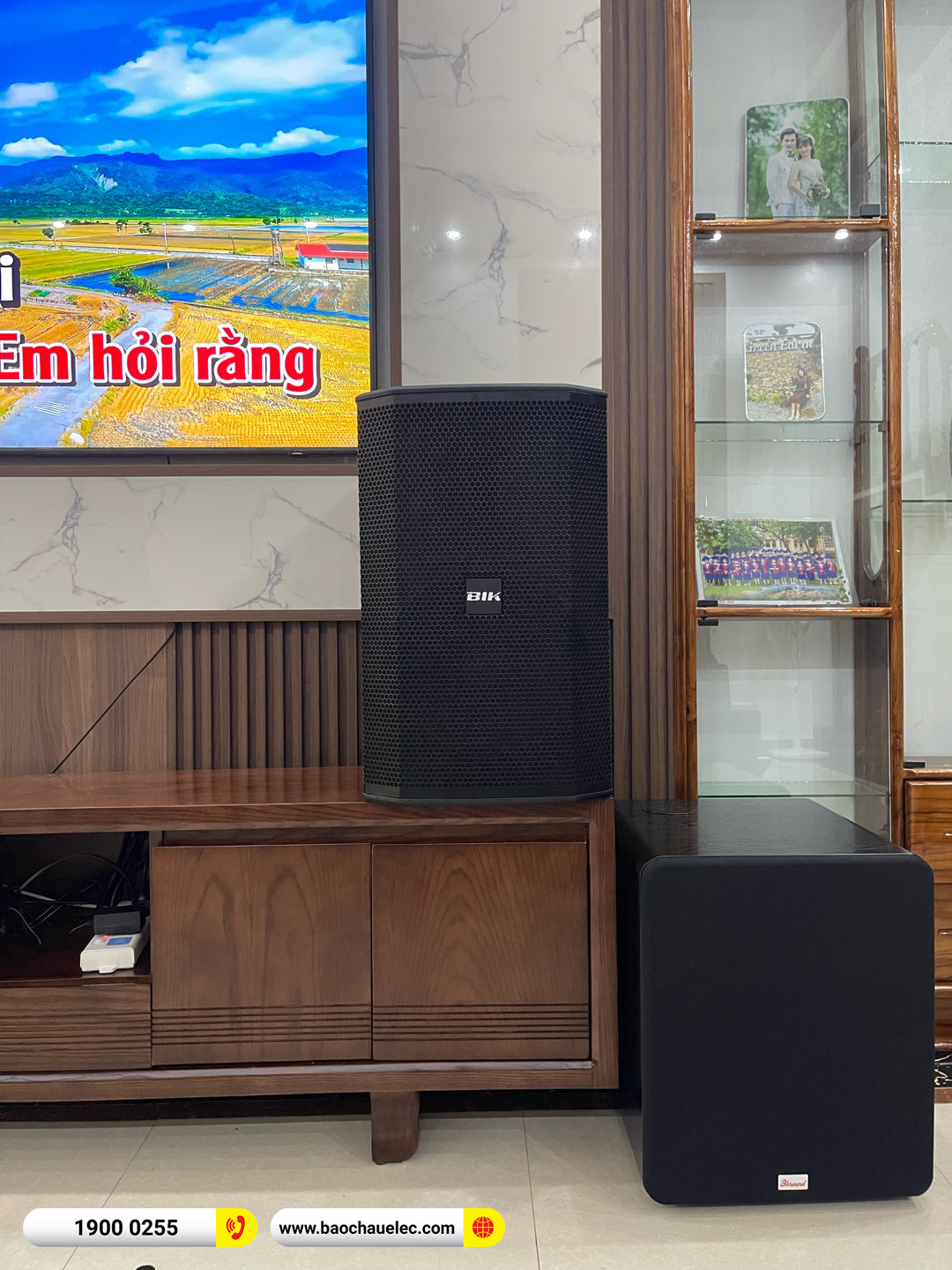 Lắp đặt d&agrave;n karaoke BIK hơn 41tr cho anh Linh tại Sơn La