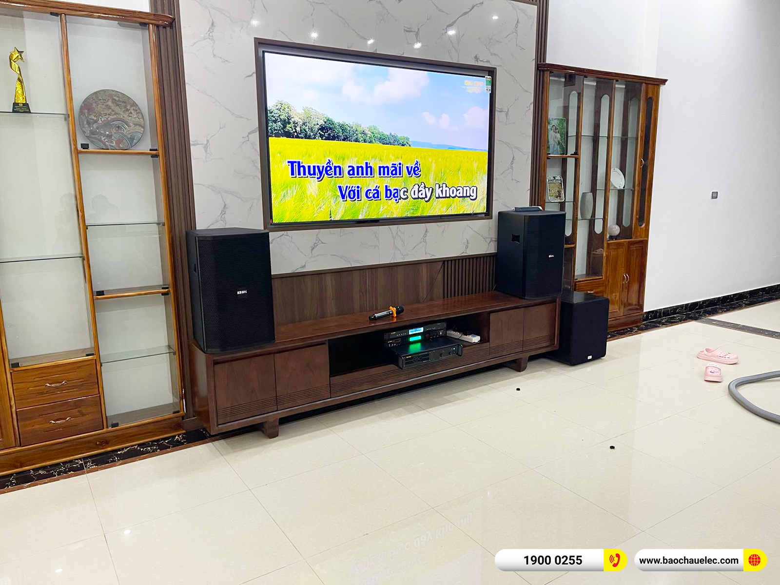 Lắp đặt d&agrave;n karaoke BIK hơn 41tr cho anh Linh tại Sơn La