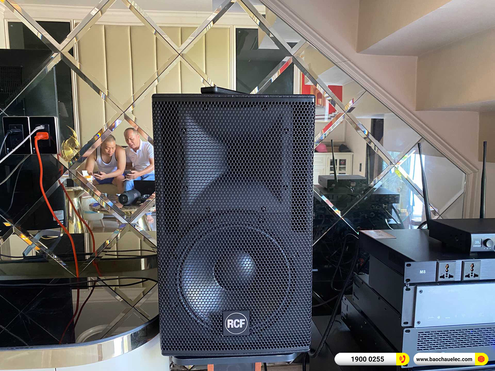 Lắp đặt d&agrave;n karaoke RCF gần 153tr cho anh Lộc tại Hải Ph&ograve;ng