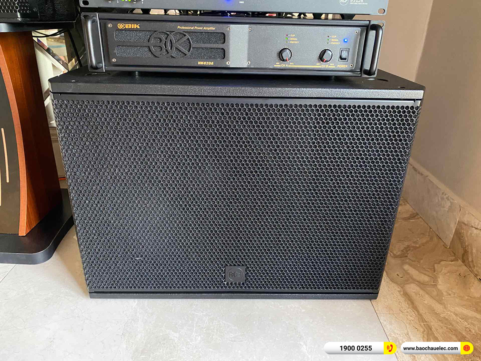 Lắp đặt d&agrave;n karaoke RCF gần 153tr cho anh Lộc tại Hải Ph&ograve;ng