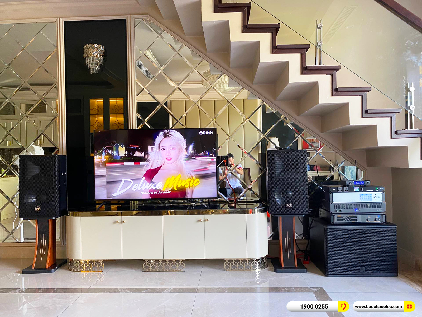 Lắp đặt d&agrave;n karaoke RCF gần 153tr cho anh Lộc tại Hải Ph&ograve;ng
