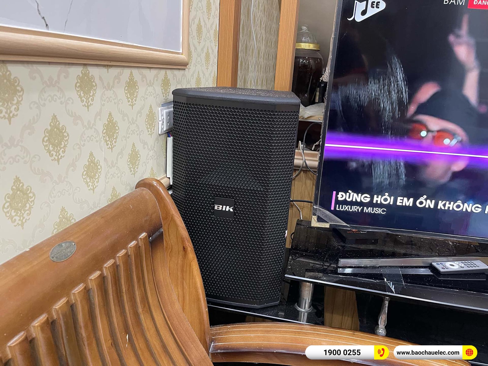 Lắp đặt d&agrave;n karaoke BIK hơn 31tr cho anh Long tại H&agrave; Nội