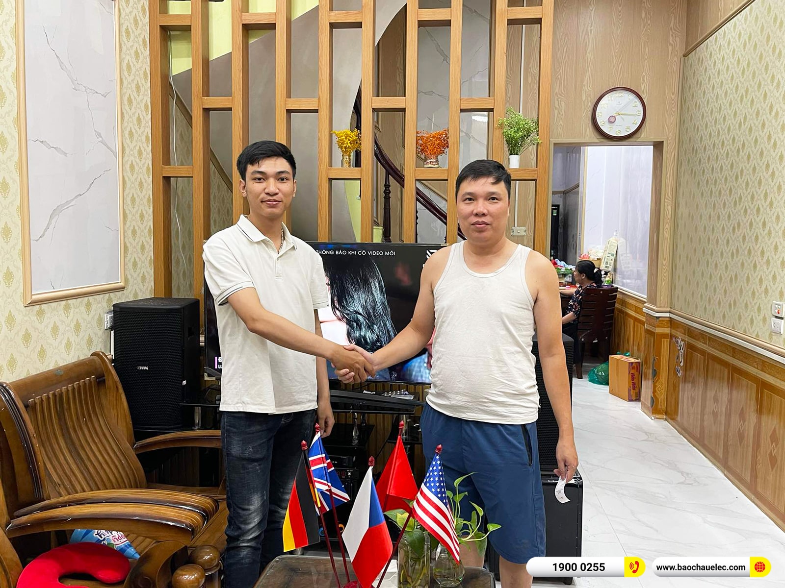 Lắp đặt d&agrave;n karaoke BIK hơn 31tr cho anh Long tại H&agrave; Nội