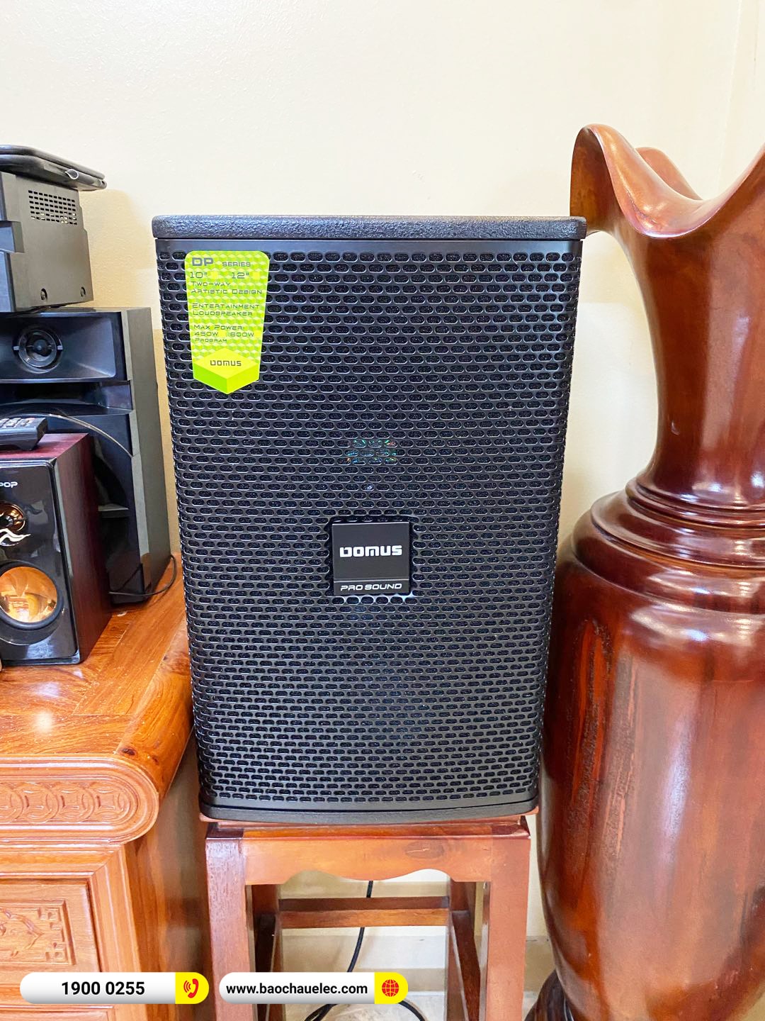 Lắp đặt d&agrave;n karaoke Domus hơn 24tr cho anh Long tại Th&aacute;i B&igrave;nh