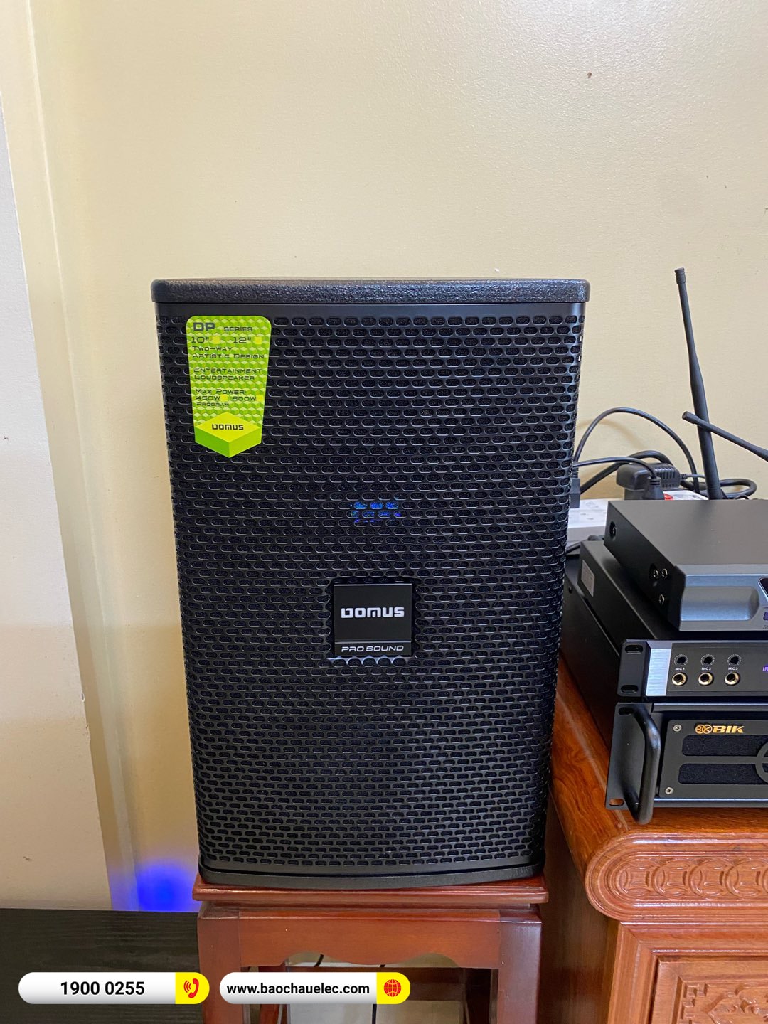 Lắp đặt d&agrave;n karaoke Domus hơn 24tr cho anh Long tại Th&aacute;i B&igrave;nh