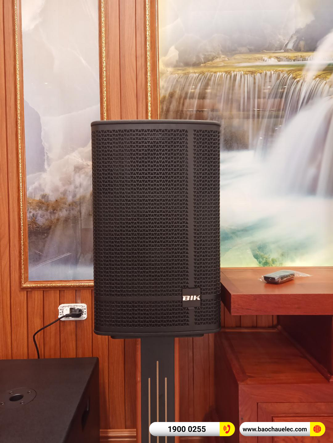 Lắp đặt d&agrave;n karaoke BIK hơn 50tr cho anh Lu&acirc;n tại H&agrave; Nội 