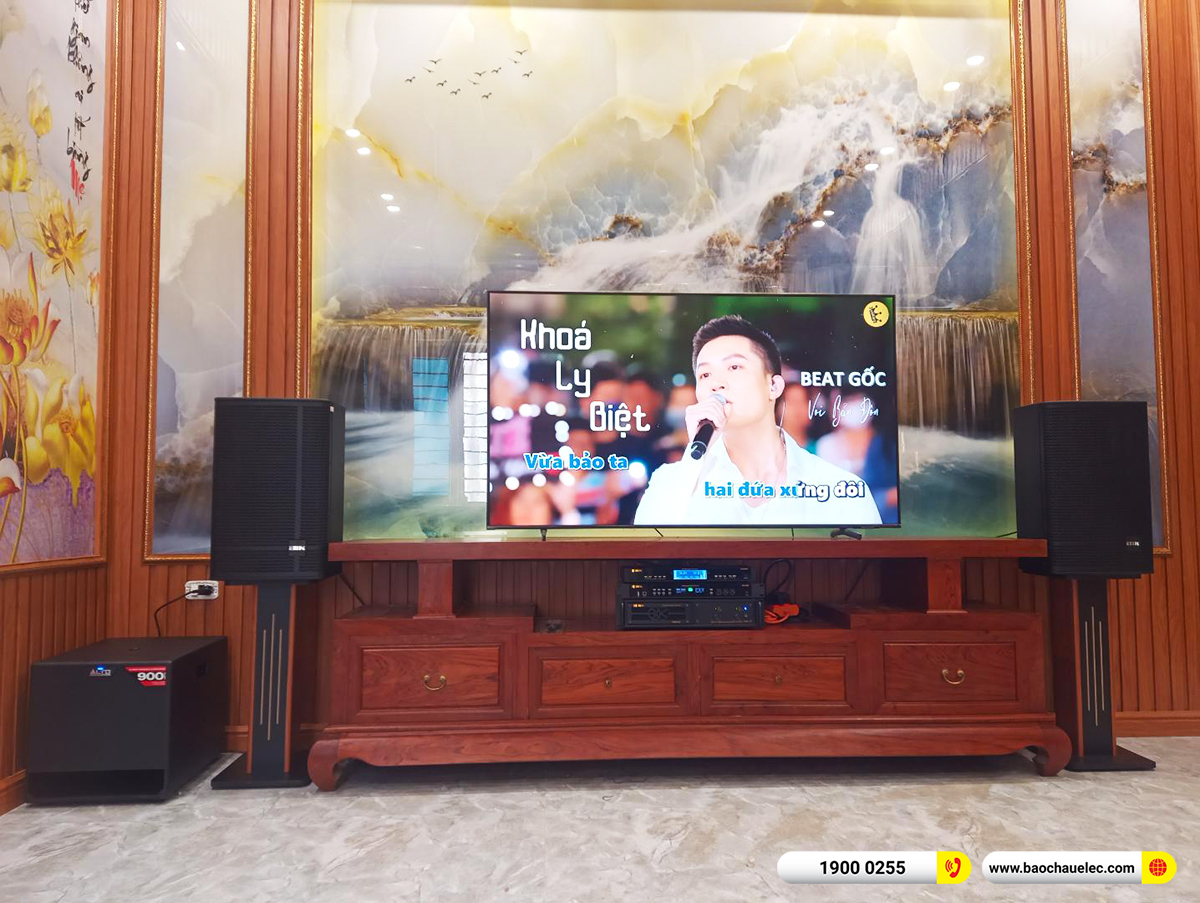 Lắp đặt d&agrave;n karaoke BIK hơn 50tr cho anh Lu&acirc;n tại H&agrave; Nội 