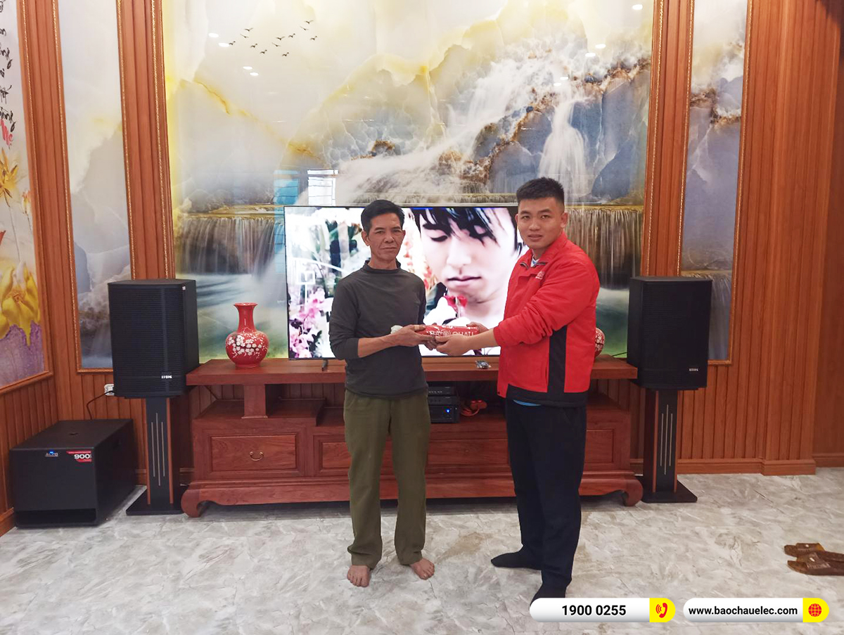 Lắp đặt d&agrave;n karaoke BIK hơn 50tr cho anh Lu&acirc;n tại H&agrave; Nội 