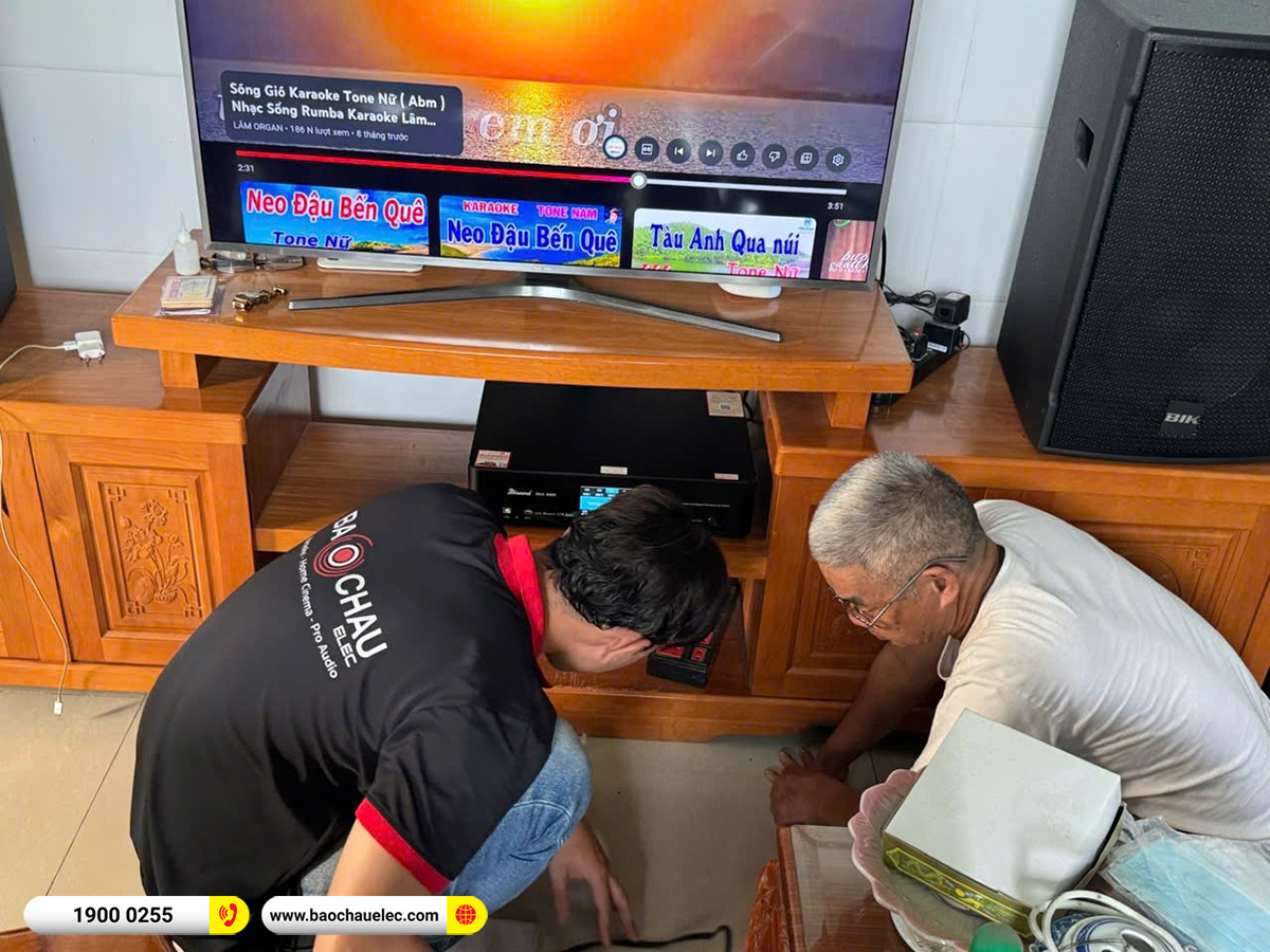 Lắp đặt d&agrave;n karaoke BIK hơn 27tr cho anh Lương tại Đồng Nai