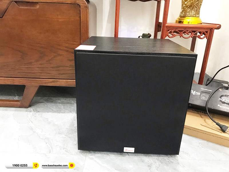 Lắp đặt d&agrave;n karaoke JBL gần 20tr cho anh Lưu tại H&agrave; Nam (RM210, DSP-9000 Plus, SW212, U900 Plus X)