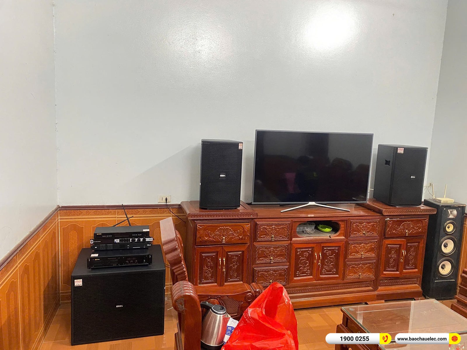 Lắp đặt d&agrave;n karaoke BIK hơn 56tr cho anh Mạnh tại Bắc Giang