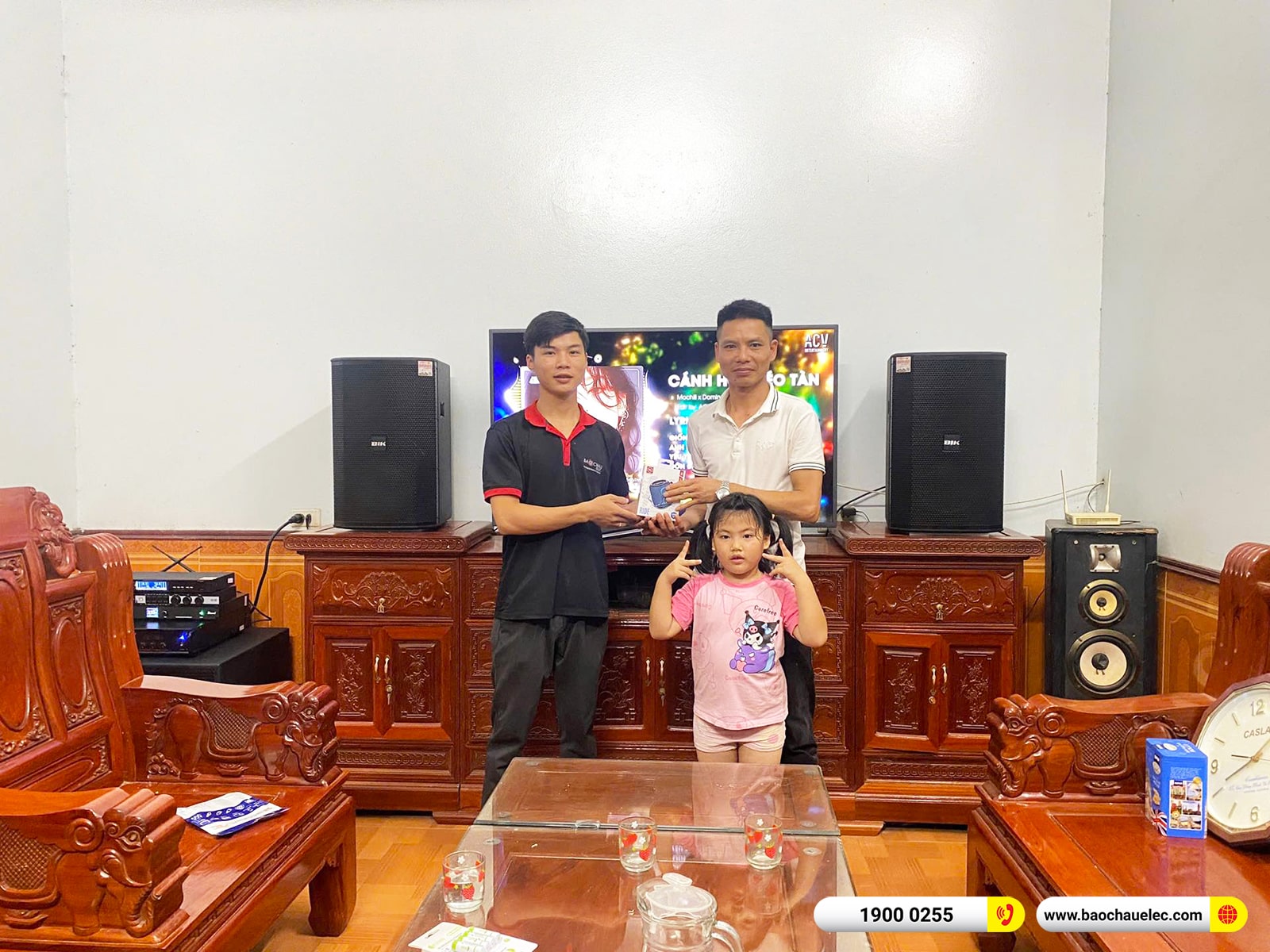 Lắp đặt d&agrave;n karaoke BIK hơn 56tr cho anh Mạnh tại Bắc Giang