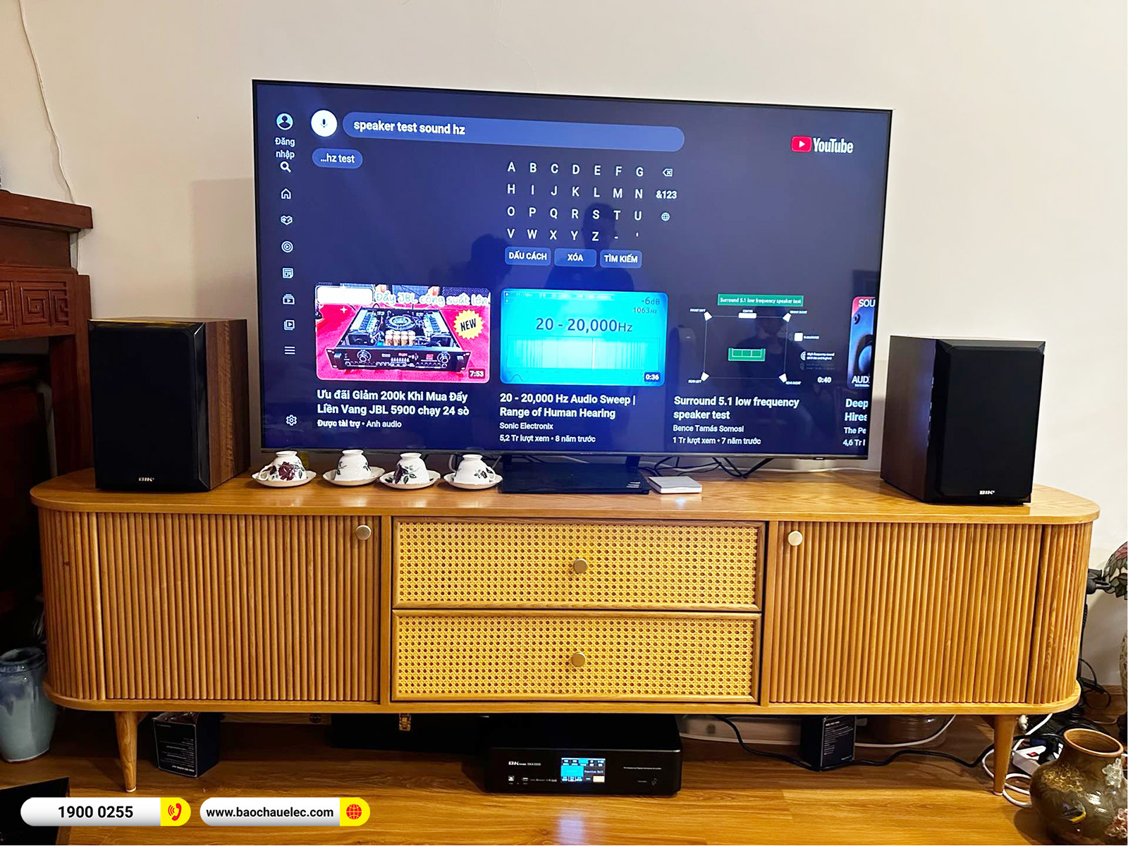 Lắp đặt d&agrave;n karaoke BIK hơn 14tr cho anh Minh tại H&agrave; Nội