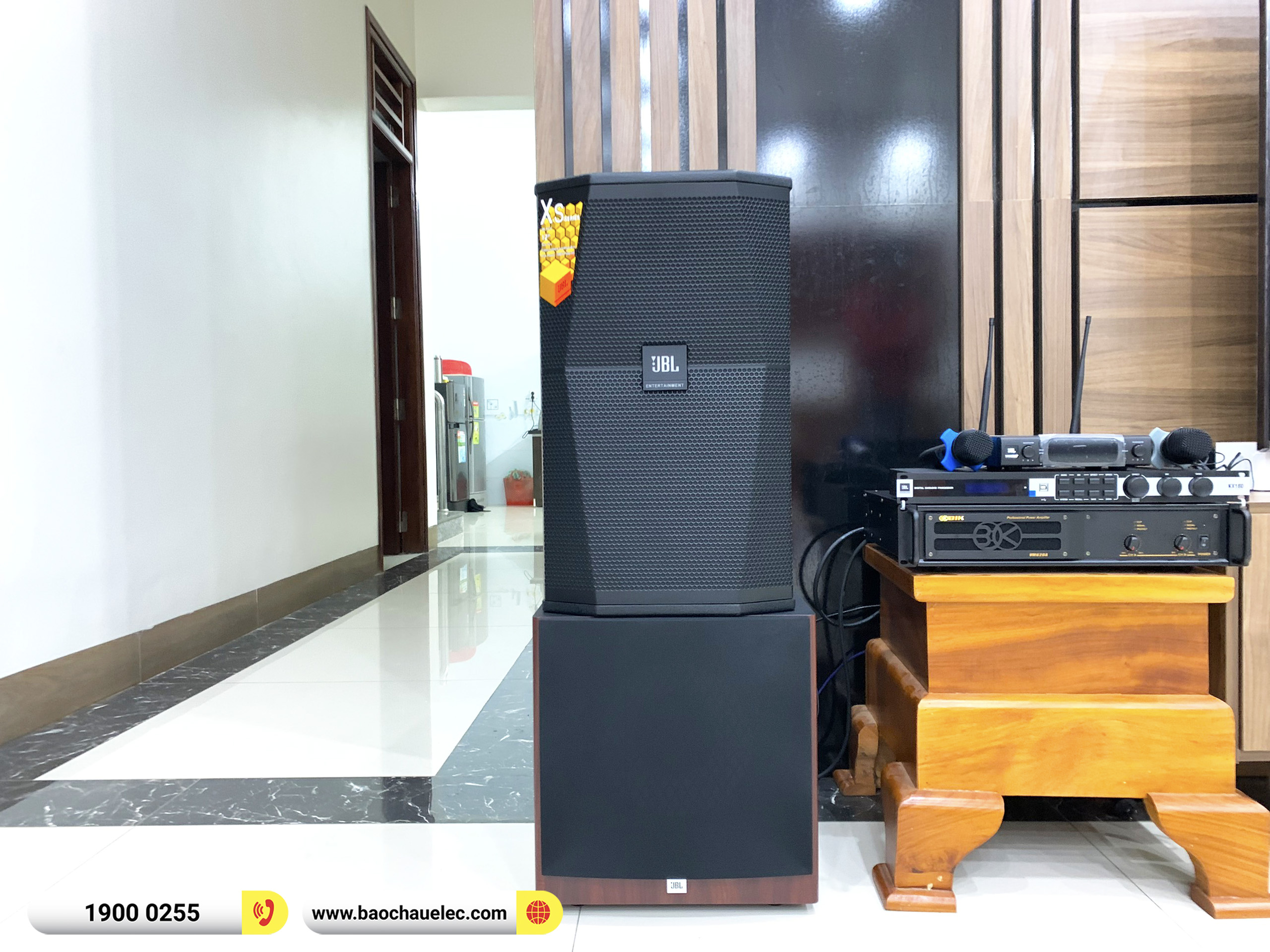 Lắp đặt d&agrave;n karaoke JBL hơn 59tr cho anh Minh tại Ph&uacute; Thọ (JBL XS12, VM620A, KX180A, JBL A120P, JBL VM300)
