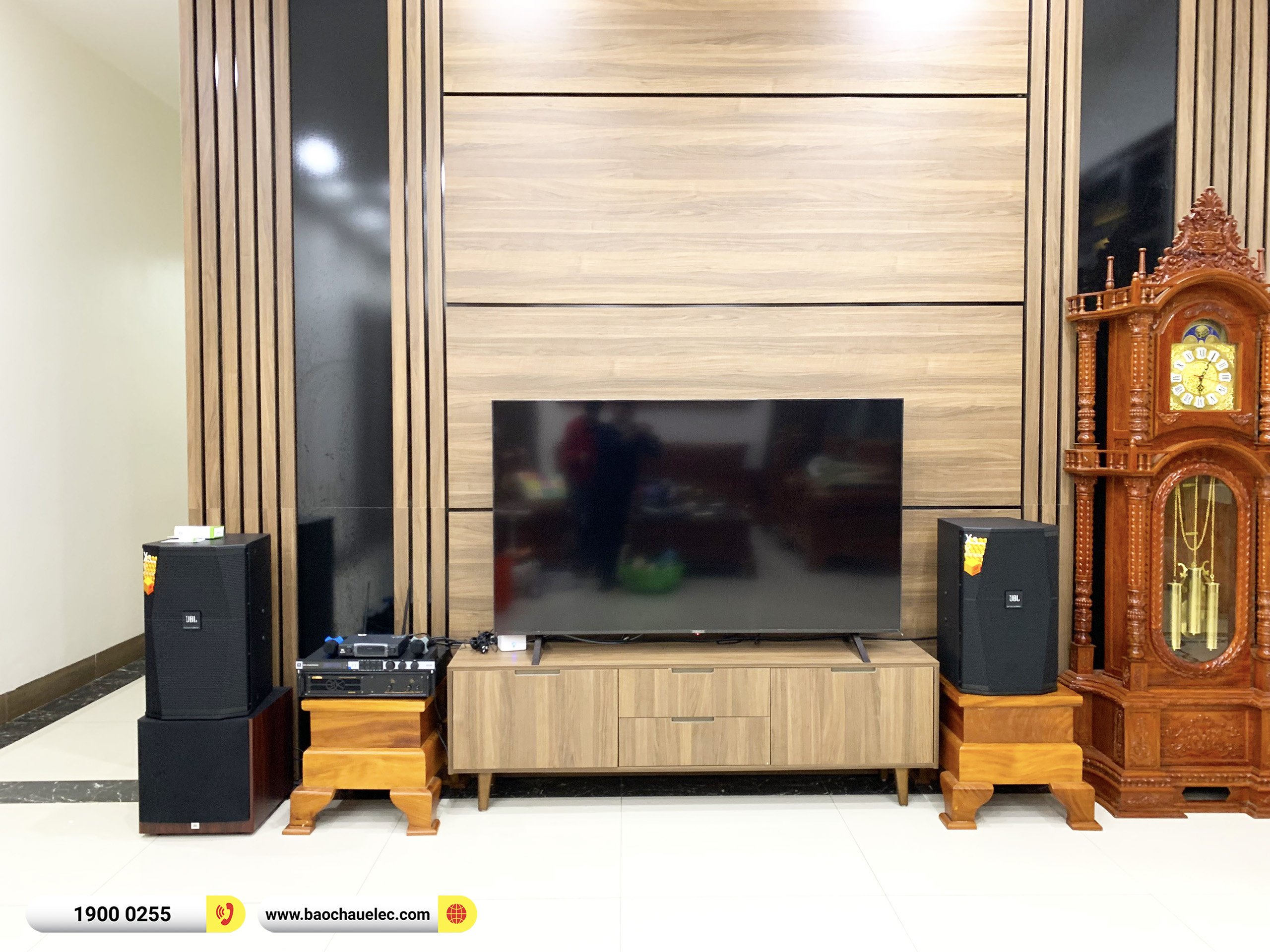 Lắp đặt d&agrave;n karaoke JBL hơn 59tr cho anh Minh tại Ph&uacute; Thọ (JBL XS12, VM620A, KX180A, JBL A120P, JBL VM300)