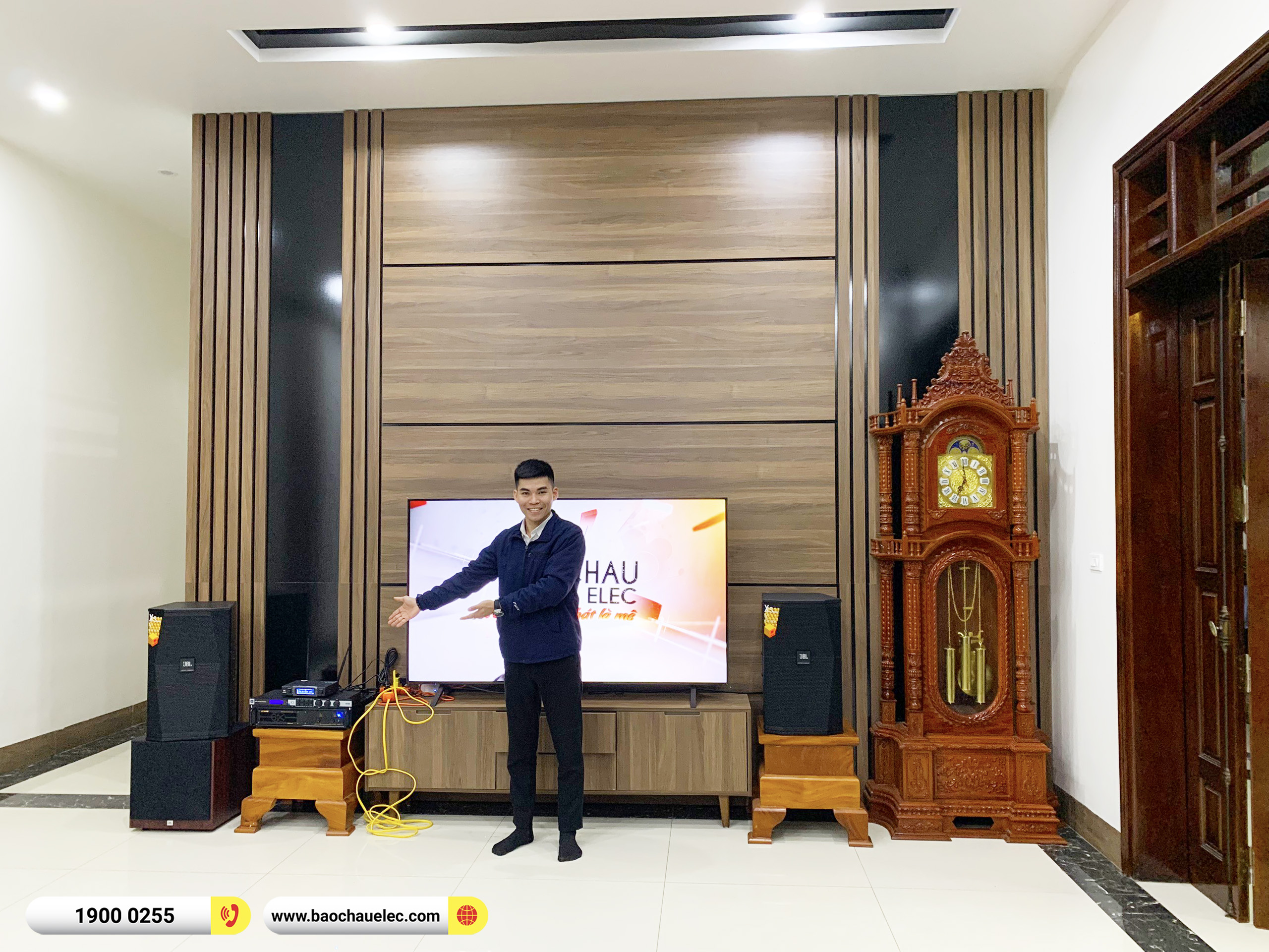 Lắp đặt d&agrave;n karaoke JBL hơn 59tr cho anh Minh tại Ph&uacute; Thọ (JBL XS12, VM620A, KX180A, JBL A120P, JBL VM300)