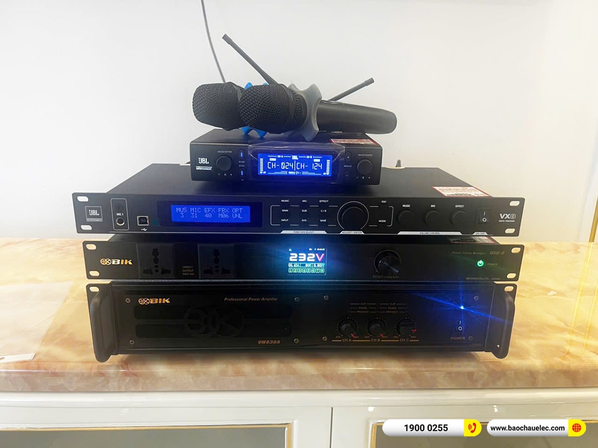 Lắp đặt d&agrave;n karaoke BIK gần 61tr cho anh Nam tại Bắc Ninh 