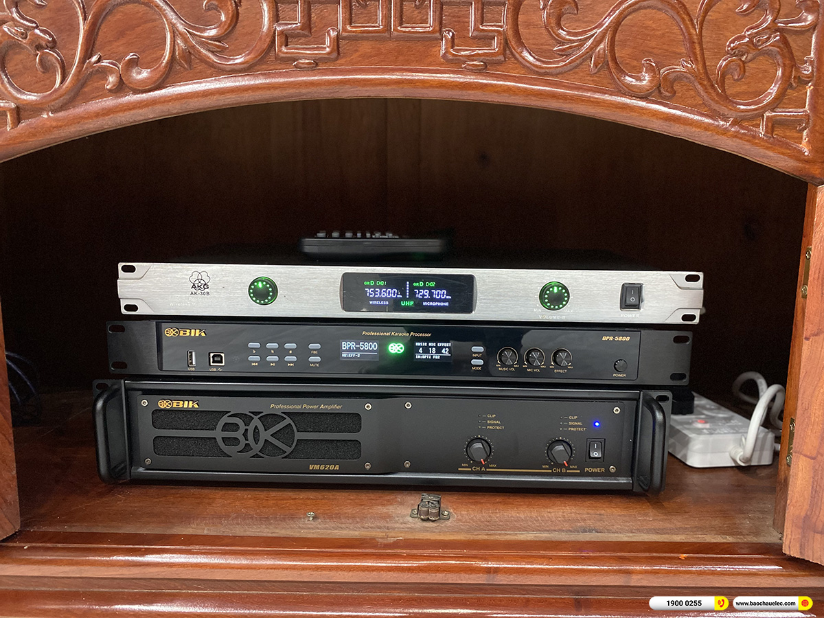 Lắp đặt dàn karaoke BIK hơn 40tr cho anh Nam tại Đồng Nai