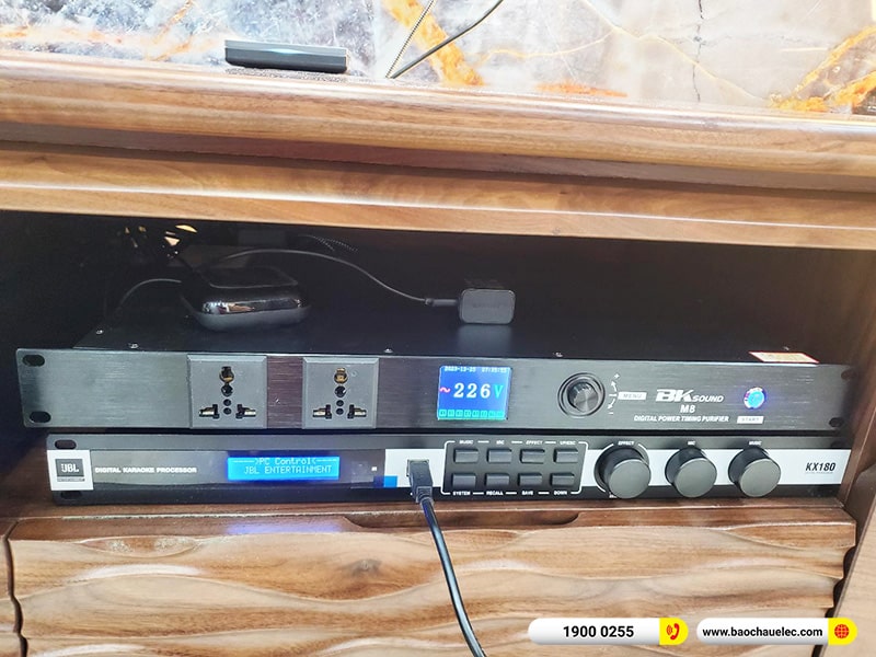 Lắp đặt d&agrave;n karaoke JBL hơn 80tr cho anh Nam tại H&agrave; Nội (JBL CV1570, VM1020A, KX180A, TS18S, S290D,&hellip;)
