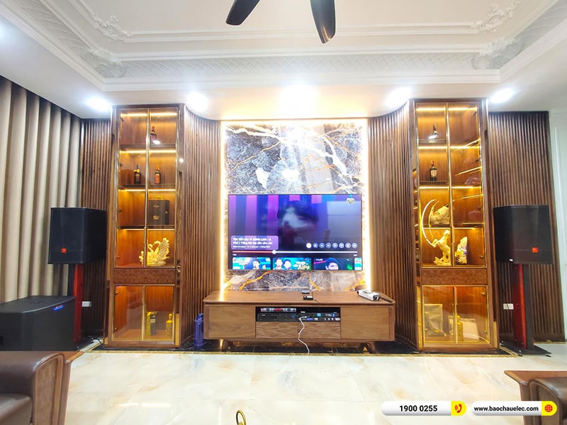 Lắp đặt d&agrave;n karaoke JBL hơn 80tr cho anh Nam tại H&agrave; Nội (JBL CV1570, VM1020A, KX180A, TS18S, S290D,&hellip;)