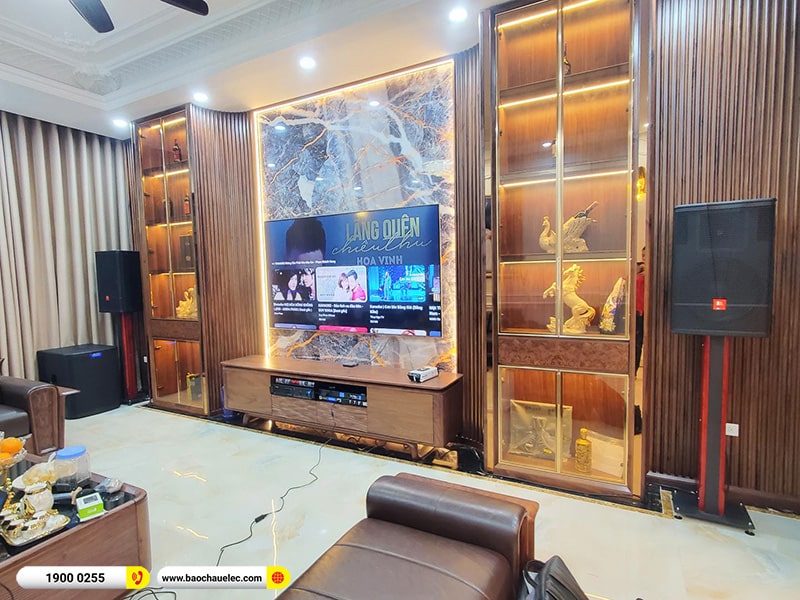 Lắp đặt d&agrave;n karaoke JBL hơn 80tr cho anh Nam tại H&agrave; Nội (JBL CV1570, VM1020A, KX180A, TS18S, S290D,&hellip;)