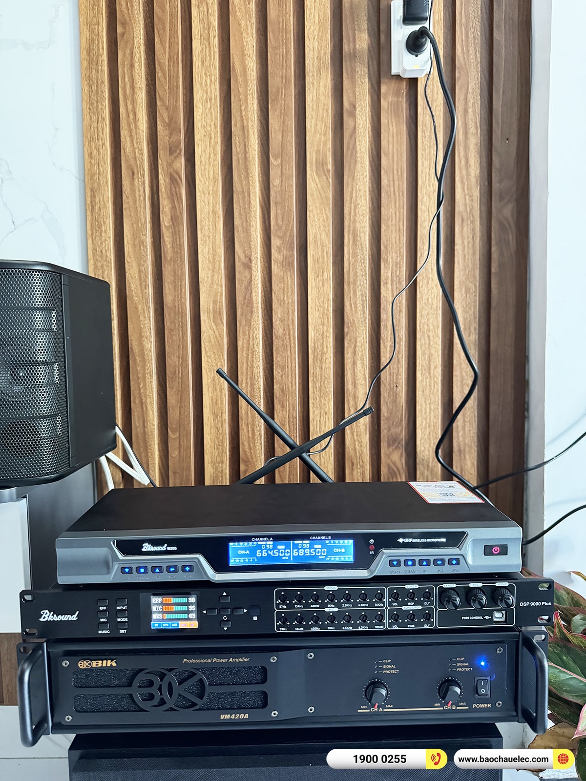 Lắp đặt dàn karaoke BIK gần 21tr cho anh Nghĩa tại Đà Nẵng