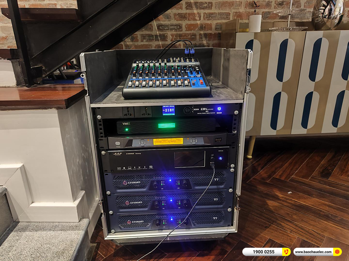 Lắp đặt dàn karaoke RCF hơn 198tr cho anh Nghĩa tại Hà Nội