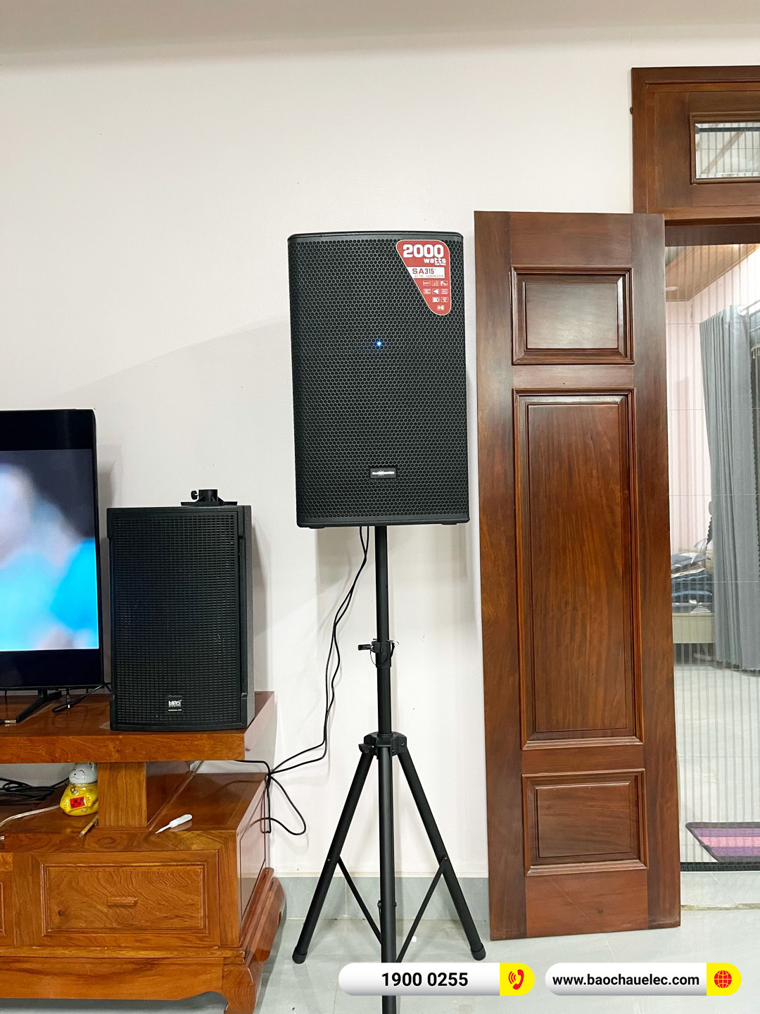Lắp đặt d&agrave;n karaoke Audiocenter cho anh Nguyện tại Hải Dương