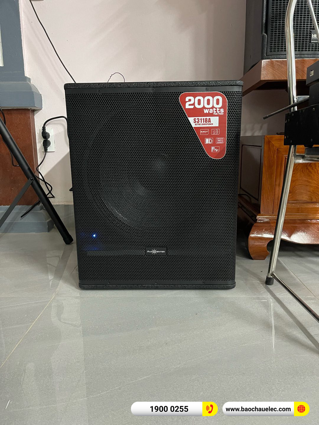 Lắp đặt d&agrave;n karaoke Audiocenter cho anh Nguyện tại Hải Dương