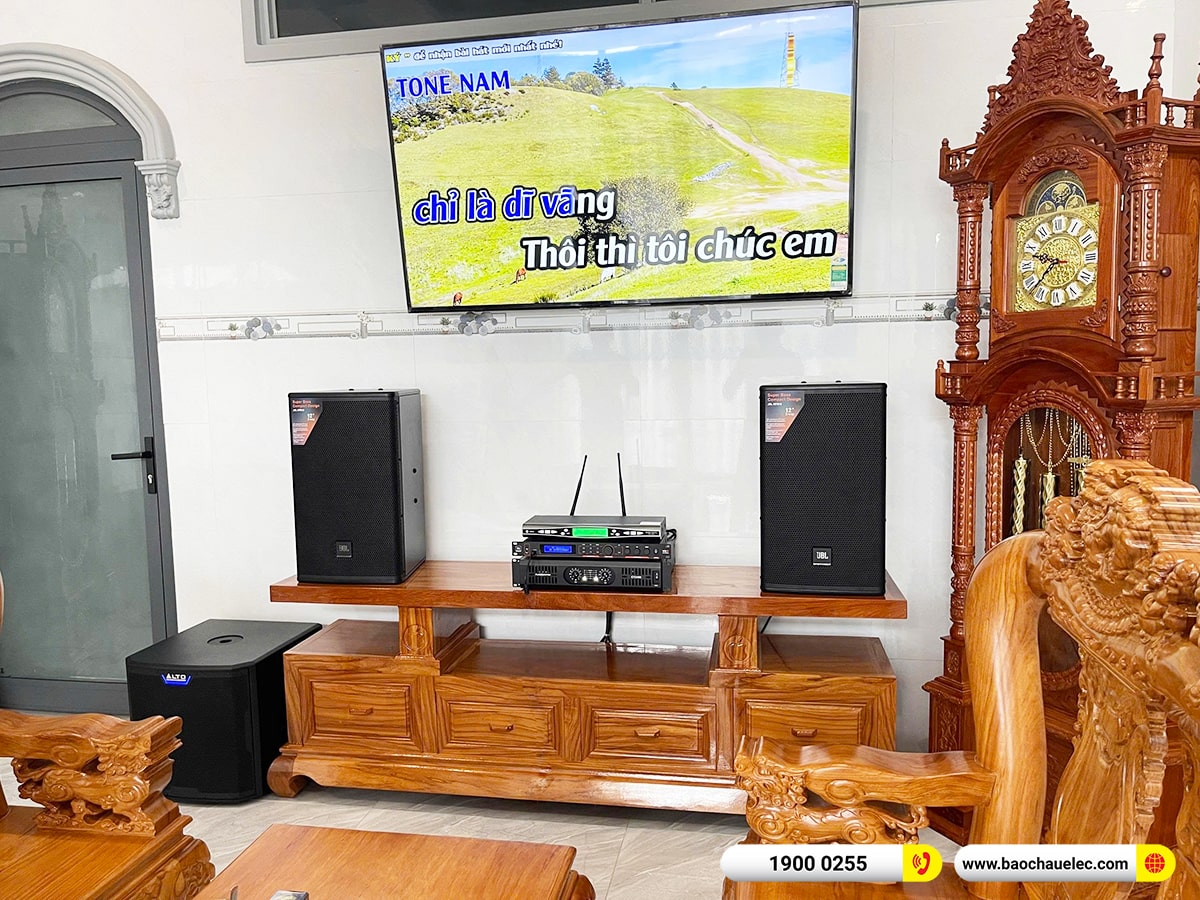 Lắp đặt d&agrave;n karaoke JBL hơn 63tr cho anh Nhơn tại Cần Thơ 