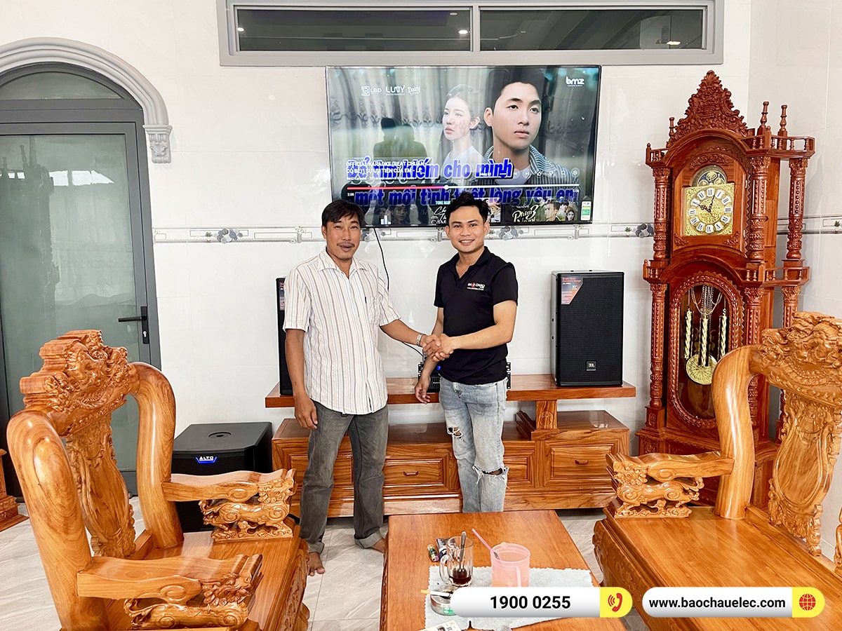 Lắp đặt d&agrave;n karaoke JBL hơn 63tr cho anh Nhơn tại Cần Thơ 