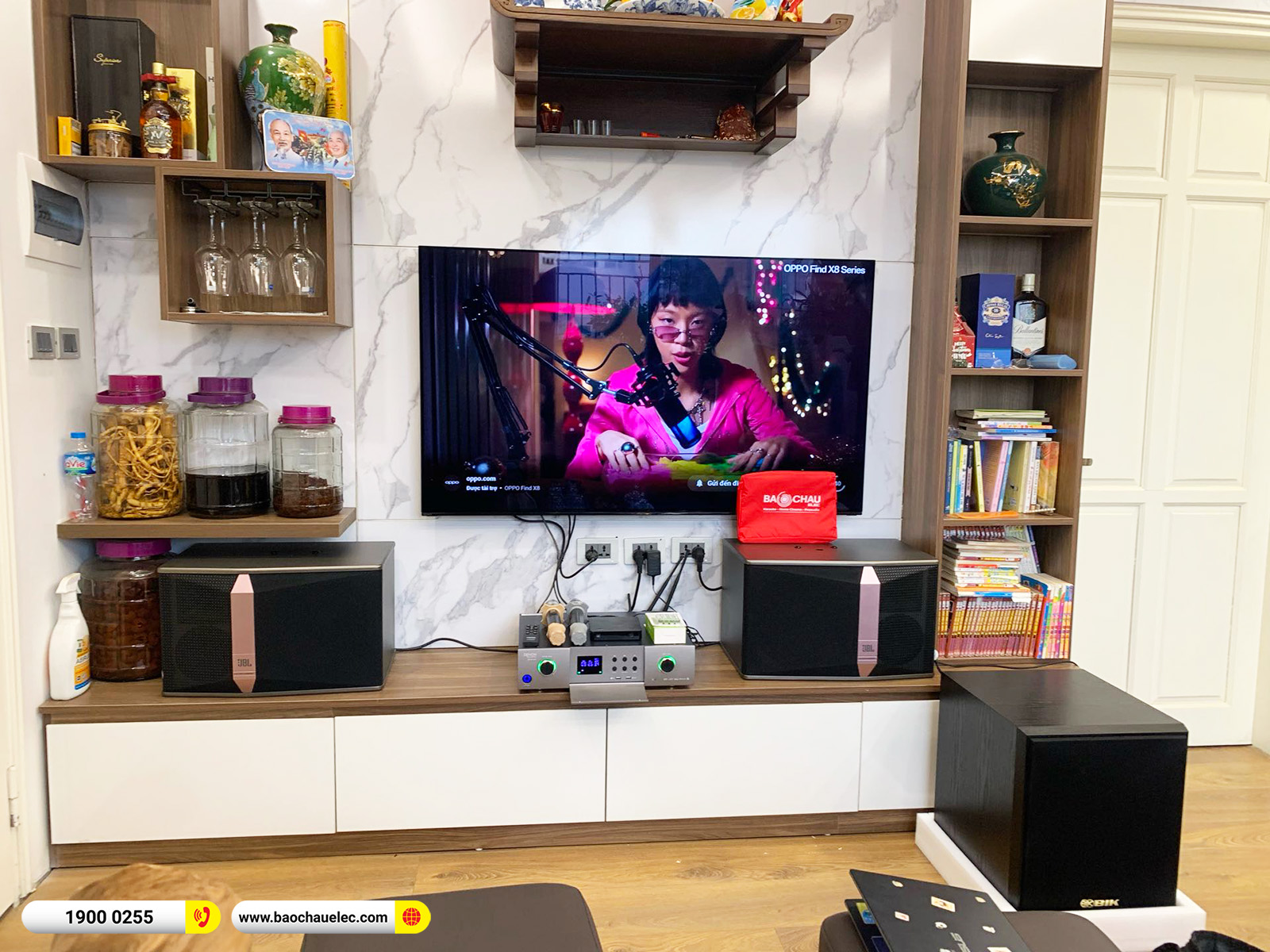 Lắp đặt dàn karaoke JBL gần 35tr cho anh Phúc tại Hà Nội