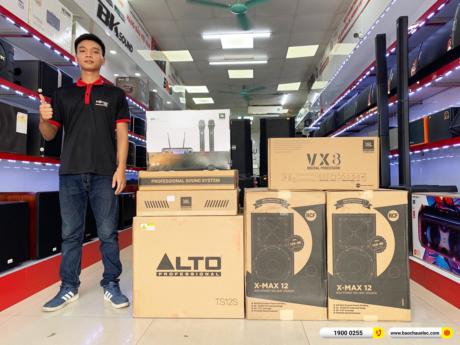Lắp đặt d&agrave;n karaoke RCF gần 83tr cho anh Ph&uacute;c tại Hưng Y&ecirc;n